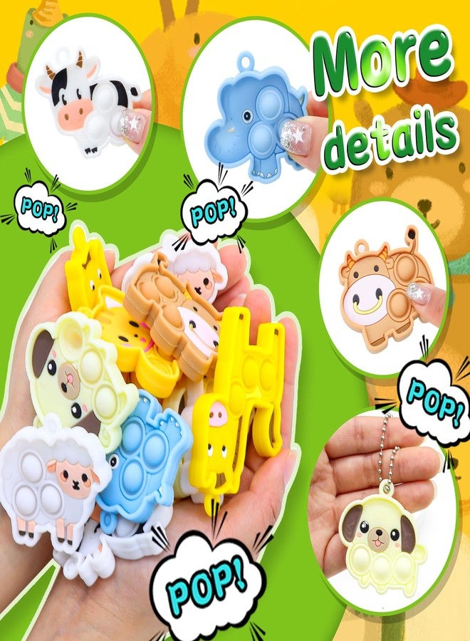 BicMan 30pcs Party Favors for Kids Valentine's Day Gifts for Kids Sensory Fidgets Toys Mini Pop it Keychain Stocking Stuffers Kid Birthday Gift Treasure Box Toy Classroom Prizes Box Pinata Fillers - Image 5